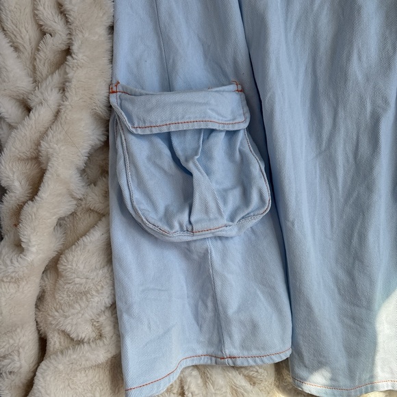 Causal blue dress w/ POCKETS👗👗👗 - Picture 3 of 4